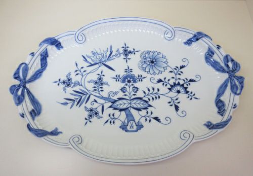 MEISSEN マイセン ブルーオニオン トレイ 3個セット MEISSEN】マイセン ブルーオニオン リボントレイ | ブランドショップ