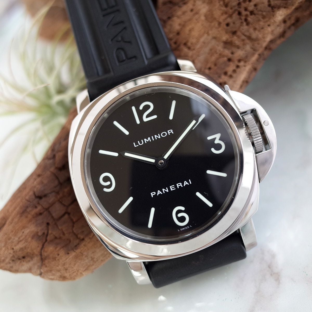 パネライ ルミノールベース PAM00112 OP6568 E番 SS 44mm 黒 ラバー