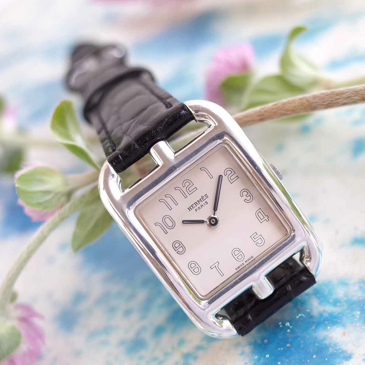 エルメス ケープコッド SLV925 スクエア アラビア文字 〇V刻 純正