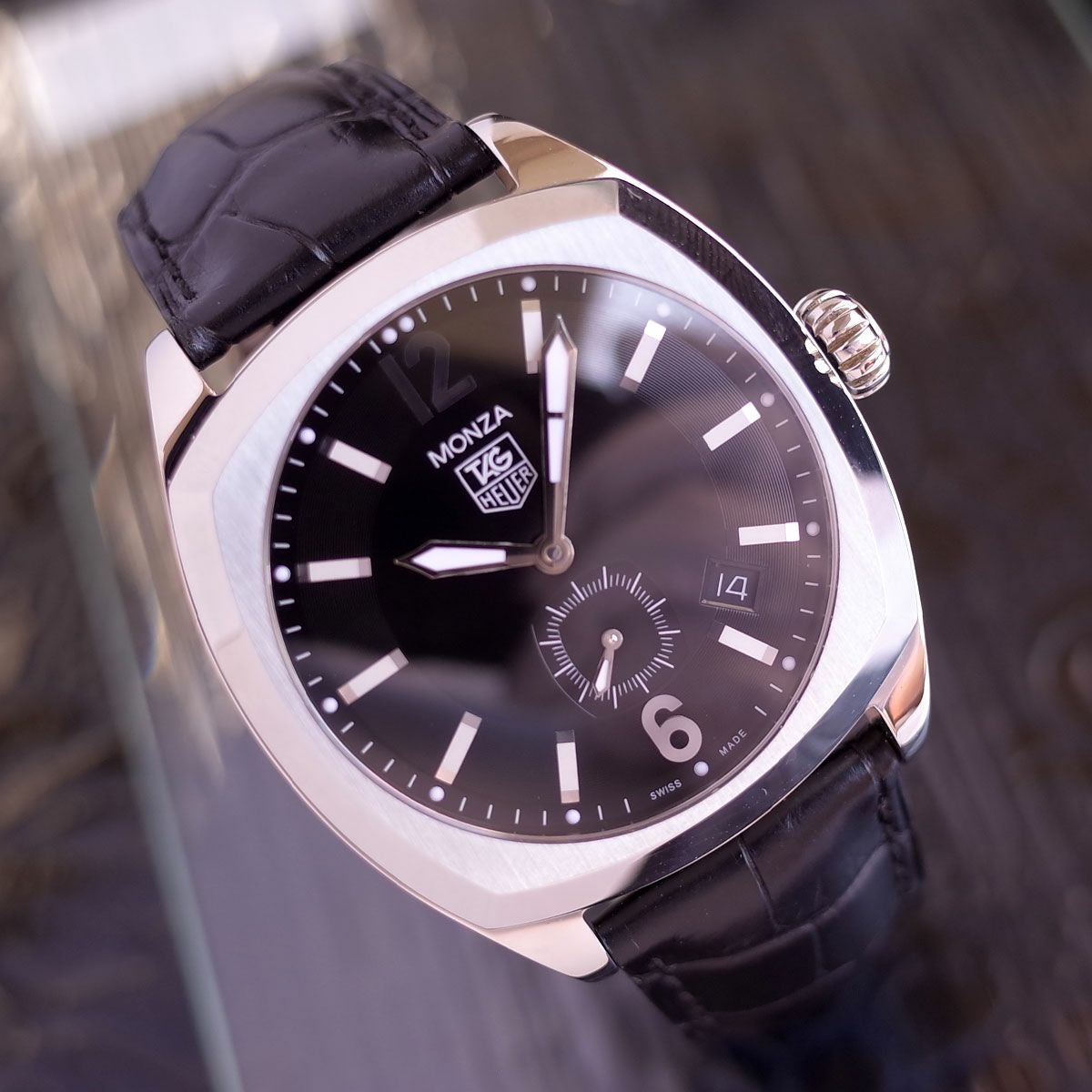 TAG HEUER WE2110 自動巻き 腕時計 本体 タグホイヤー モンツァ クラシック オートマチック WR2110 メンズ 自動