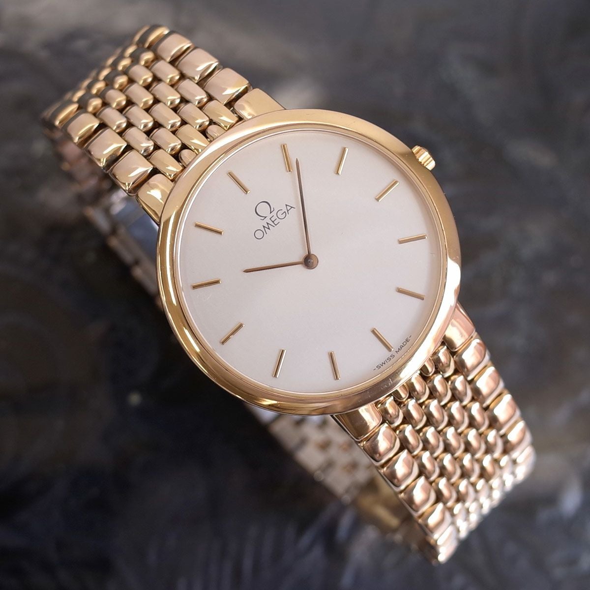 オメガ デビル メンズ ゴールド OMEGA 腕時計 中古（シリーズデ・ビル