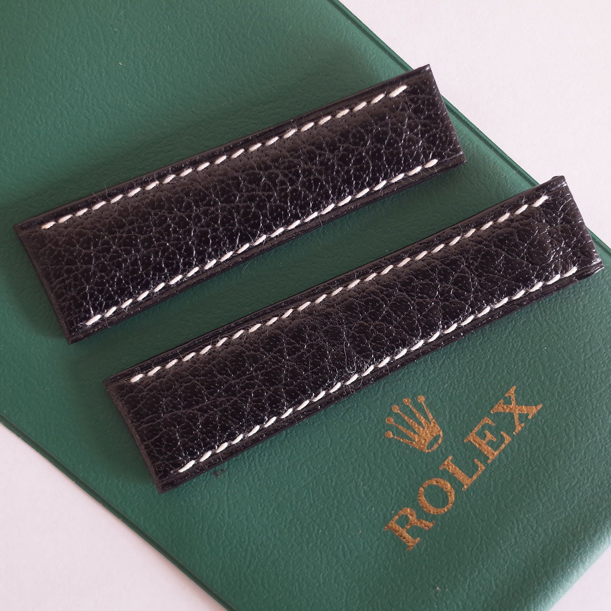 ROLEX ロレックス 純正カーフ革ベルト ストラップ レザー 20mm 黒 ROLEX ロレックス 純正カーフ革ベルト ストラップ レザー 20mm 黒