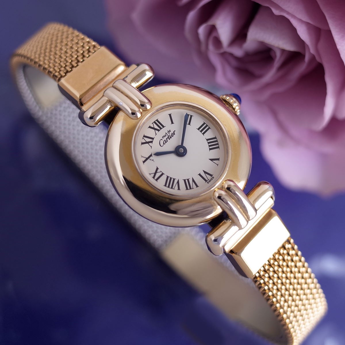 Cartier カルティエ マストコリゼ ヴェルメイユ アイボリレディース腕時計 カルティエ マストコリゼ W590002 ヴェルメイユ アイボリーローマン