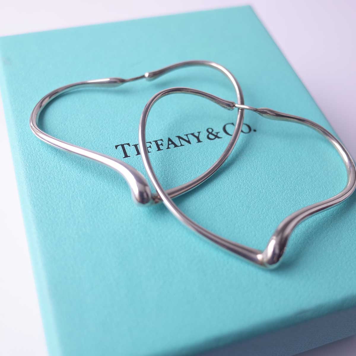 特価 ティファニー エルサペレッティ オープンハート ラージ L フープ ピアス TIFFANY＆CO ティファニー エルサ・ペレッティ オープン ハート フープ